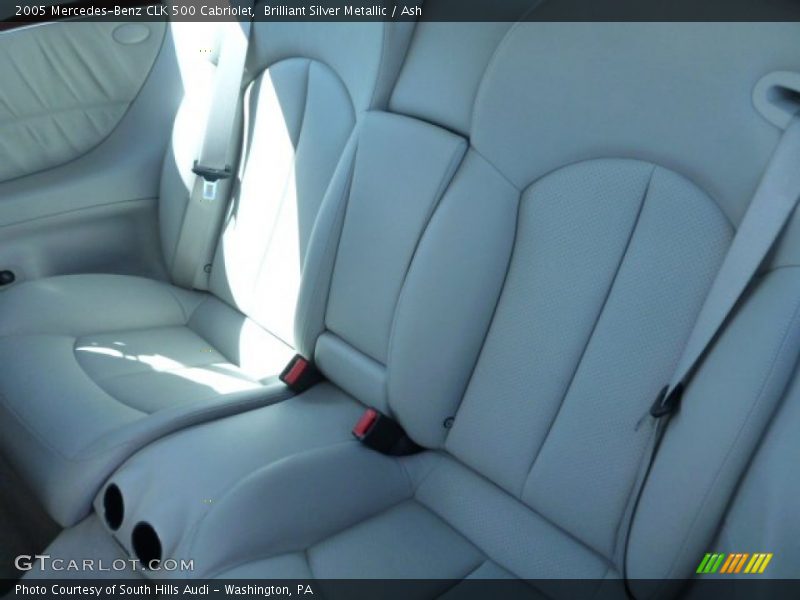 Brilliant Silver Metallic / Ash 2005 Mercedes-Benz CLK 500 Cabriolet