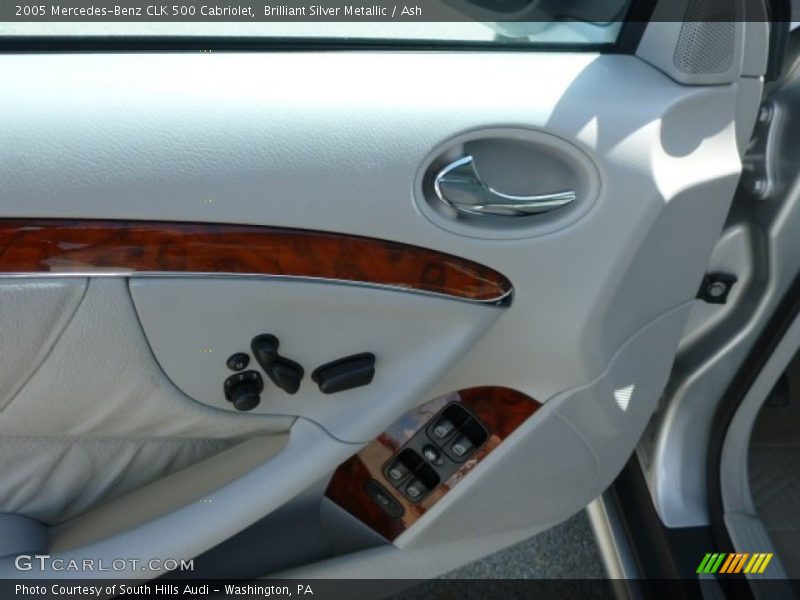 Brilliant Silver Metallic / Ash 2005 Mercedes-Benz CLK 500 Cabriolet