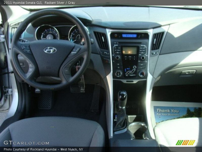 Radiant Silver / Gray 2011 Hyundai Sonata GLS