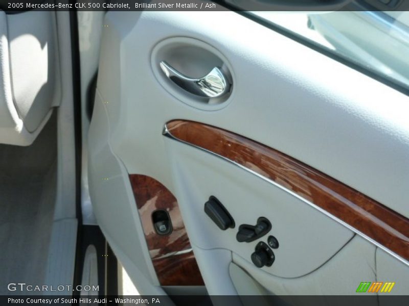 Brilliant Silver Metallic / Ash 2005 Mercedes-Benz CLK 500 Cabriolet