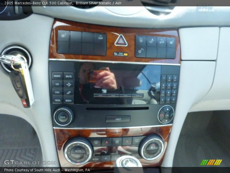 Brilliant Silver Metallic / Ash 2005 Mercedes-Benz CLK 500 Cabriolet