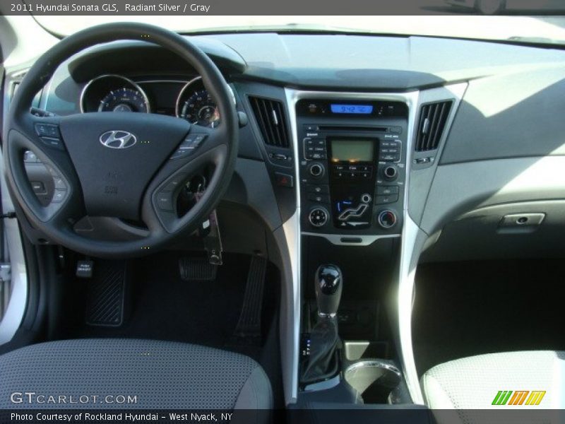 Radiant Silver / Gray 2011 Hyundai Sonata GLS