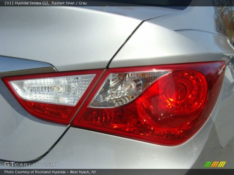 Radiant Silver / Gray 2011 Hyundai Sonata GLS