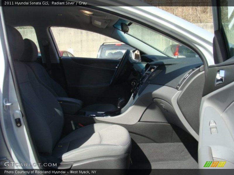 Radiant Silver / Gray 2011 Hyundai Sonata GLS