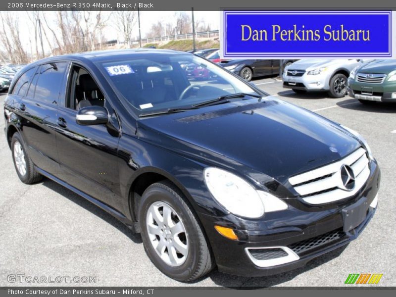 Black / Black 2006 Mercedes-Benz R 350 4Matic