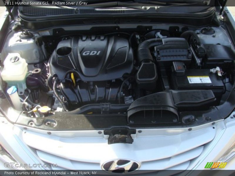 Radiant Silver / Gray 2011 Hyundai Sonata GLS