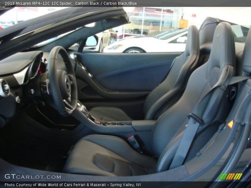  2013 MP4-12C 12C Spider Carbon Black/Blue Interior
