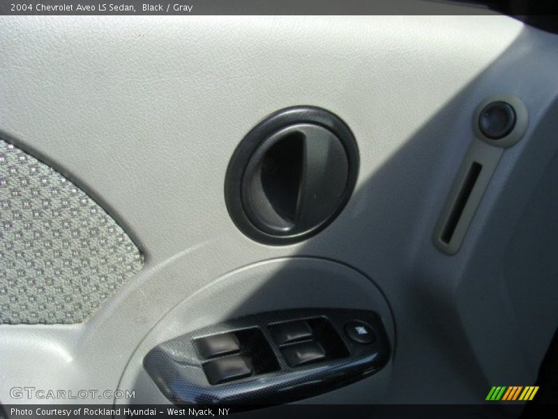 Black / Gray 2004 Chevrolet Aveo LS Sedan