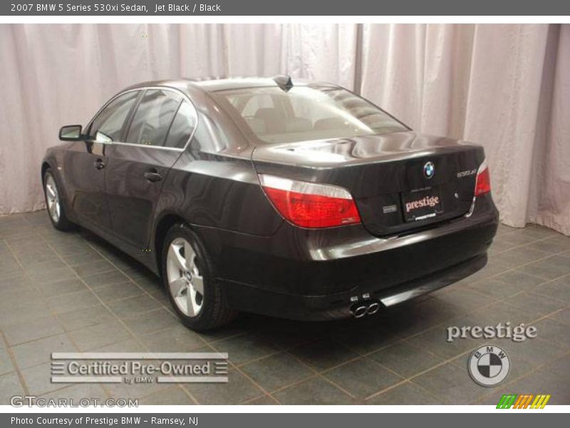 Jet Black / Black 2007 BMW 5 Series 530xi Sedan