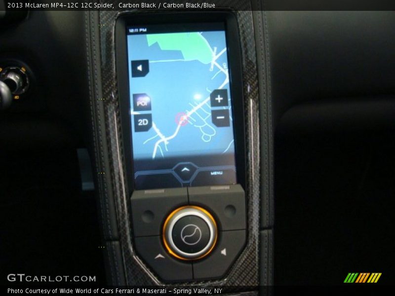 Navigation of 2013 MP4-12C 12C Spider