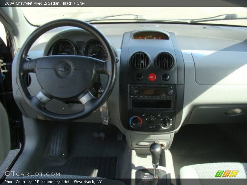 Black / Gray 2004 Chevrolet Aveo LS Sedan