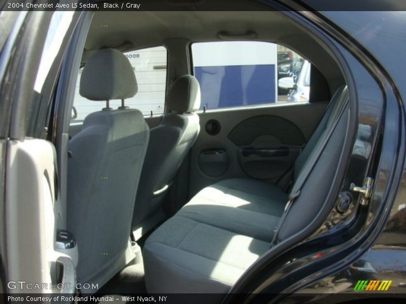 Black / Gray 2004 Chevrolet Aveo LS Sedan