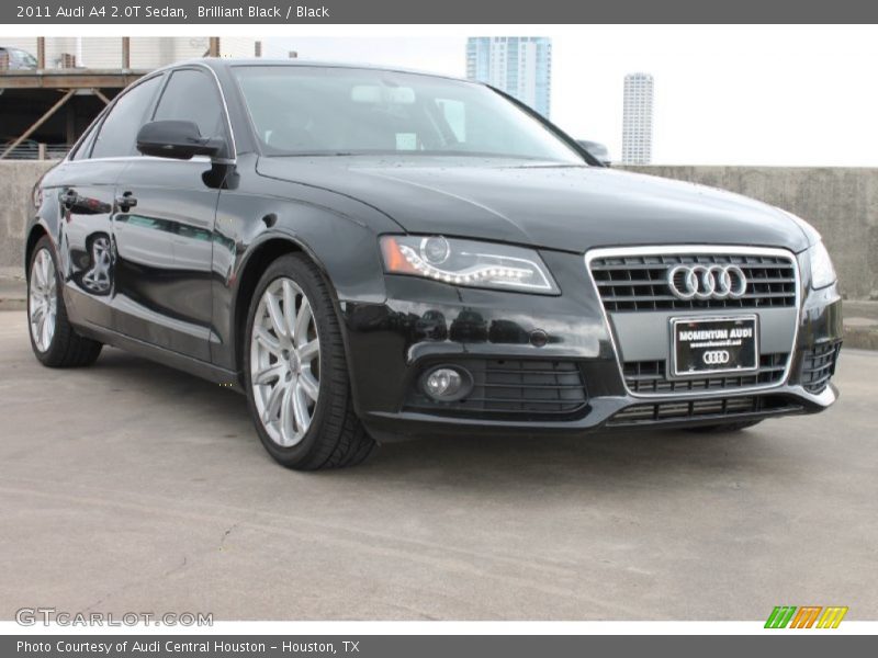 Brilliant Black / Black 2011 Audi A4 2.0T Sedan