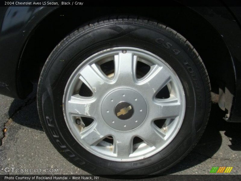Black / Gray 2004 Chevrolet Aveo LS Sedan
