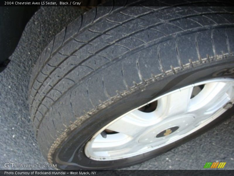 Black / Gray 2004 Chevrolet Aveo LS Sedan