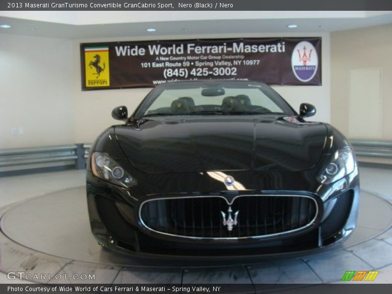 Nero (Black) / Nero 2013 Maserati GranTurismo Convertible GranCabrio Sport