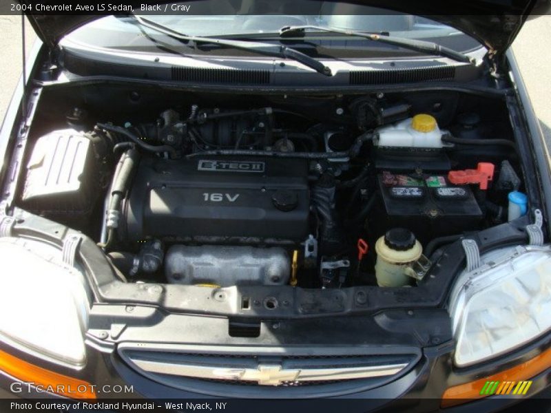 Black / Gray 2004 Chevrolet Aveo LS Sedan