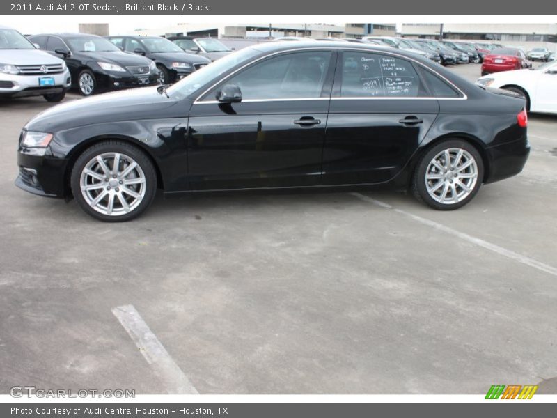 Brilliant Black / Black 2011 Audi A4 2.0T Sedan