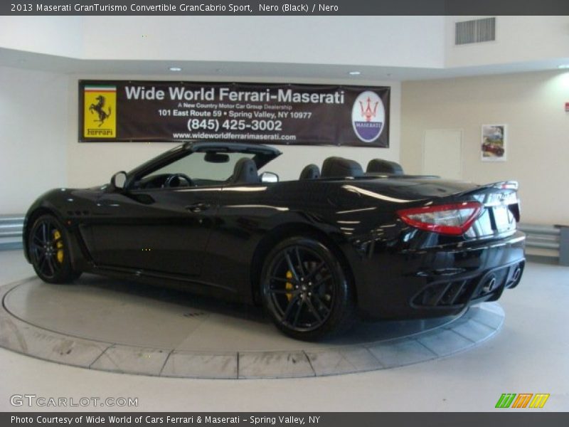 Nero (Black) / Nero 2013 Maserati GranTurismo Convertible GranCabrio Sport