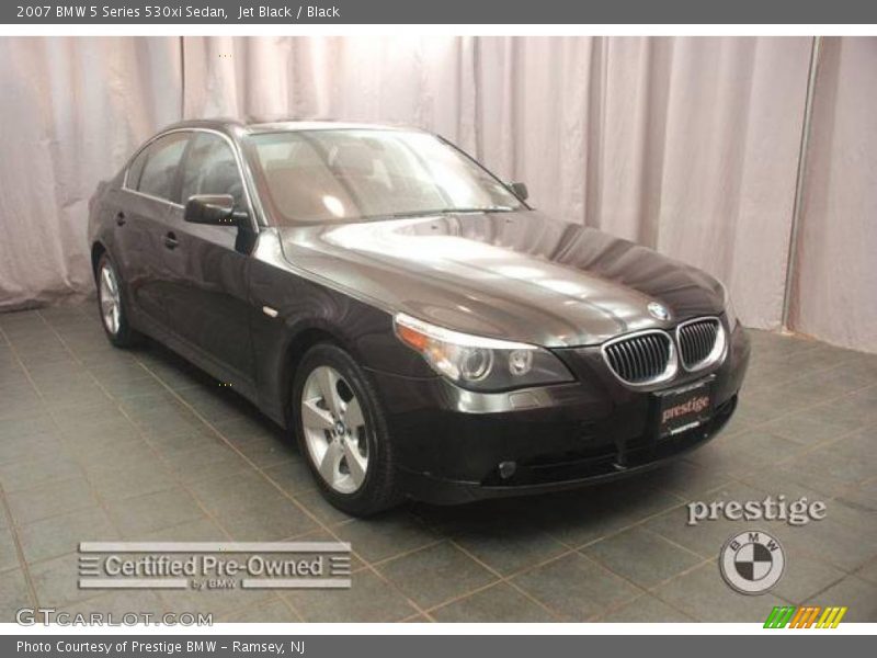 Jet Black / Black 2007 BMW 5 Series 530xi Sedan