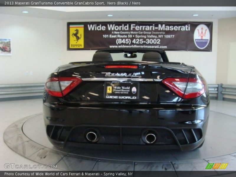 Nero (Black) / Nero 2013 Maserati GranTurismo Convertible GranCabrio Sport
