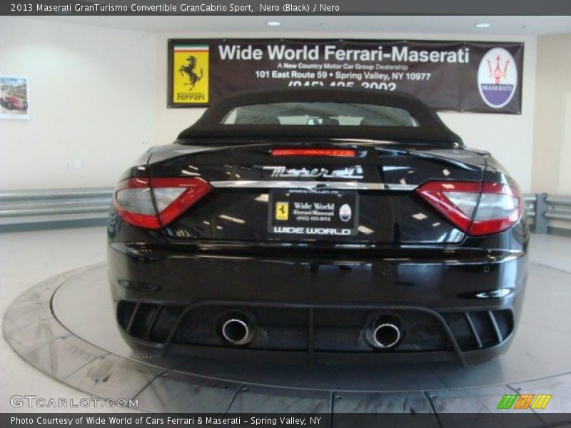 Nero (Black) / Nero 2013 Maserati GranTurismo Convertible GranCabrio Sport