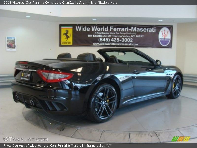 Nero (Black) / Nero 2013 Maserati GranTurismo Convertible GranCabrio Sport