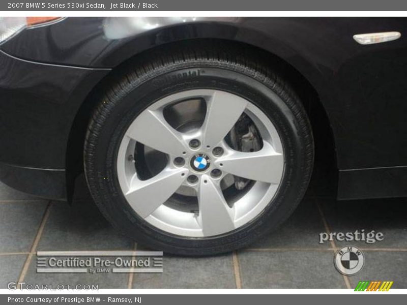 Jet Black / Black 2007 BMW 5 Series 530xi Sedan