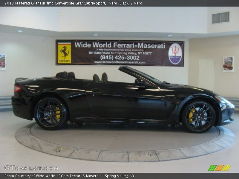 Nero (Black) / Nero 2013 Maserati GranTurismo Convertible GranCabrio Sport