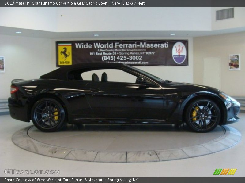 Nero (Black) / Nero 2013 Maserati GranTurismo Convertible GranCabrio Sport