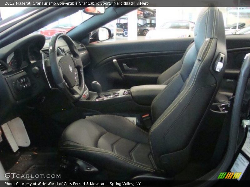 Nero (Black) / Nero 2013 Maserati GranTurismo Convertible GranCabrio Sport