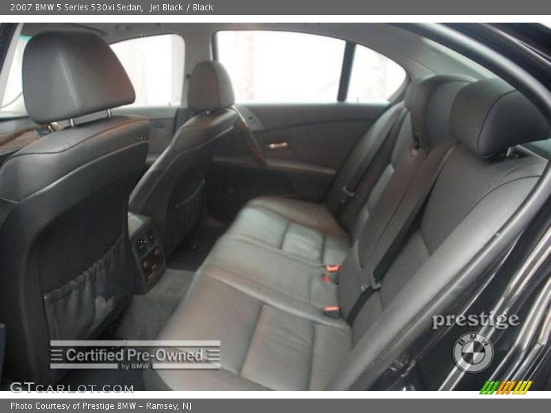 Jet Black / Black 2007 BMW 5 Series 530xi Sedan