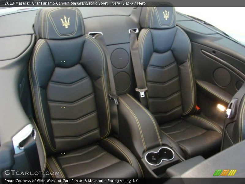 Rear Seat of 2013 GranTurismo Convertible GranCabrio Sport
