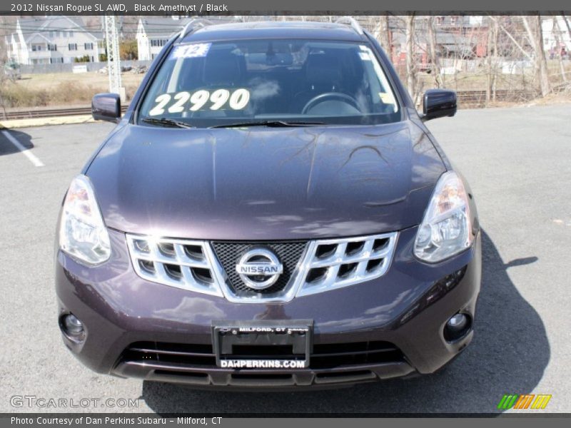 Black Amethyst / Black 2012 Nissan Rogue SL AWD