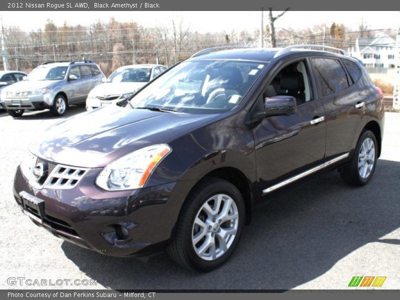 Black Amethyst / Black 2012 Nissan Rogue SL AWD