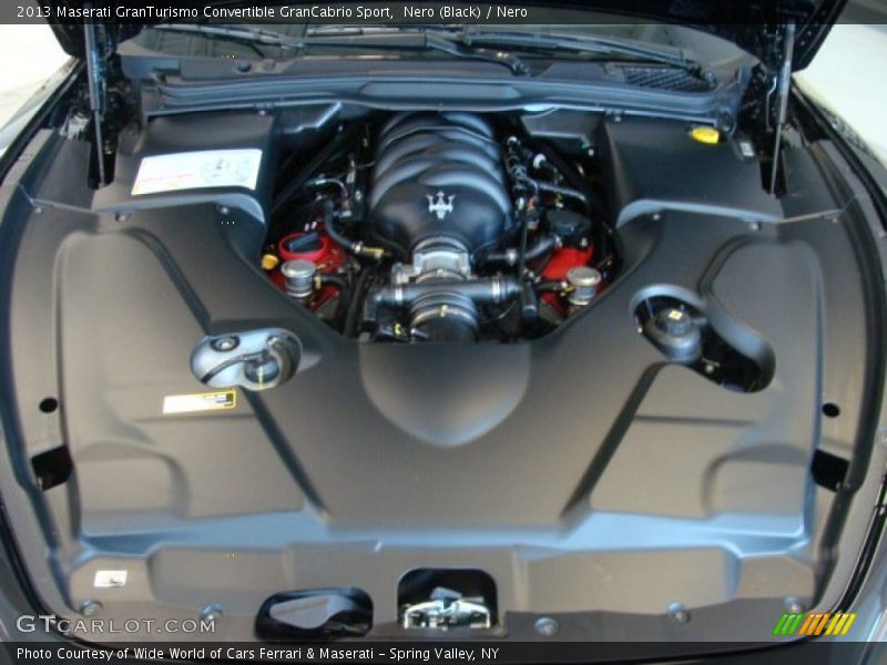 Nero (Black) / Nero 2013 Maserati GranTurismo Convertible GranCabrio Sport