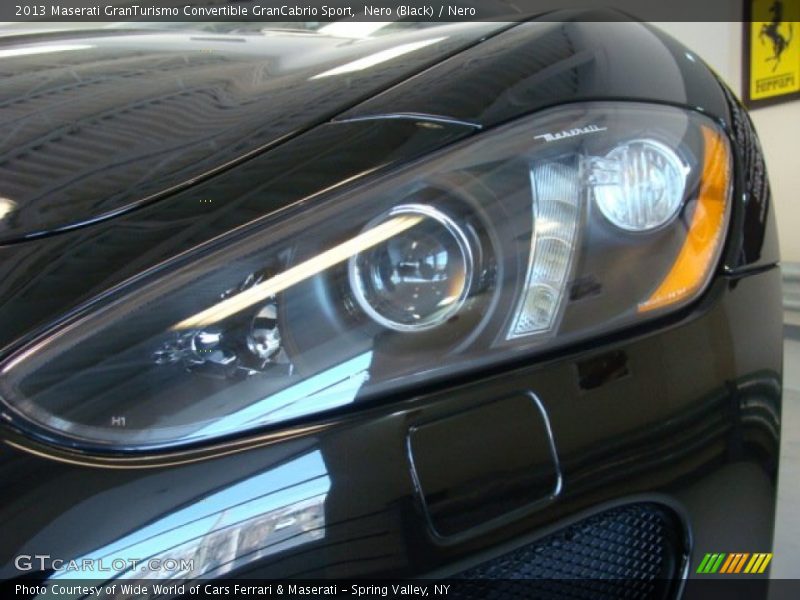 Nero (Black) / Nero 2013 Maserati GranTurismo Convertible GranCabrio Sport