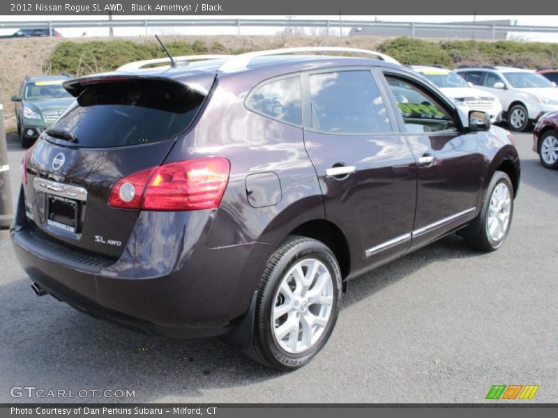 Black Amethyst / Black 2012 Nissan Rogue SL AWD