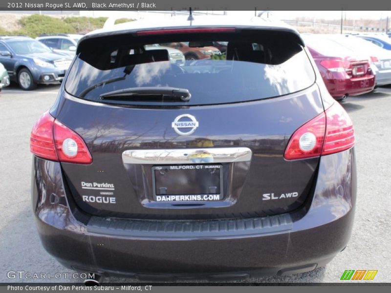 Black Amethyst / Black 2012 Nissan Rogue SL AWD