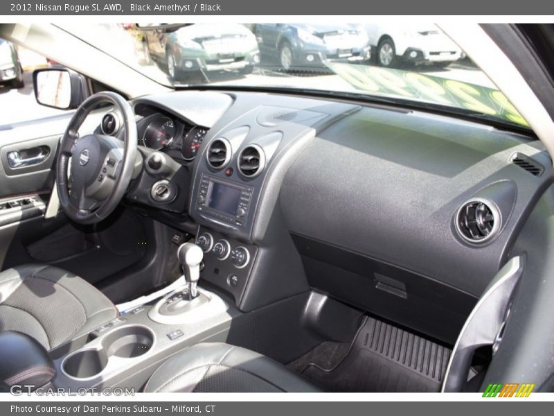 Black Amethyst / Black 2012 Nissan Rogue SL AWD