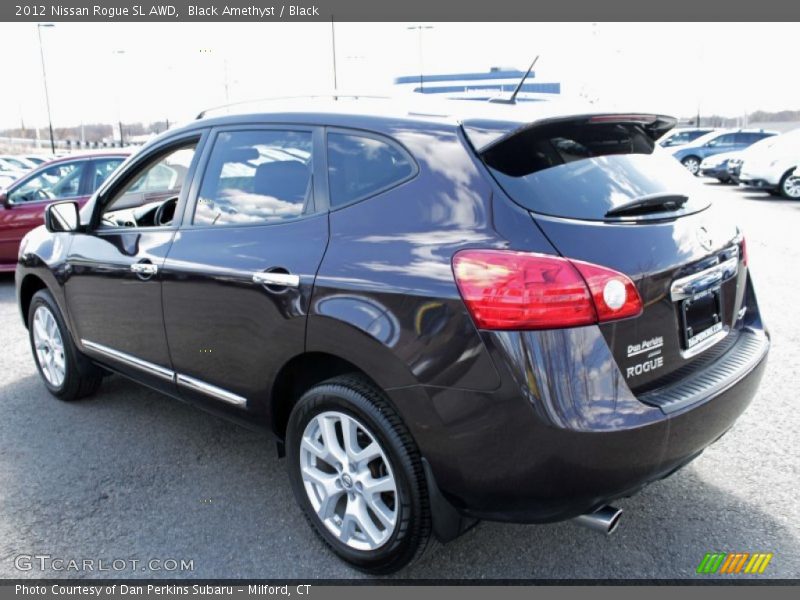 Black Amethyst / Black 2012 Nissan Rogue SL AWD