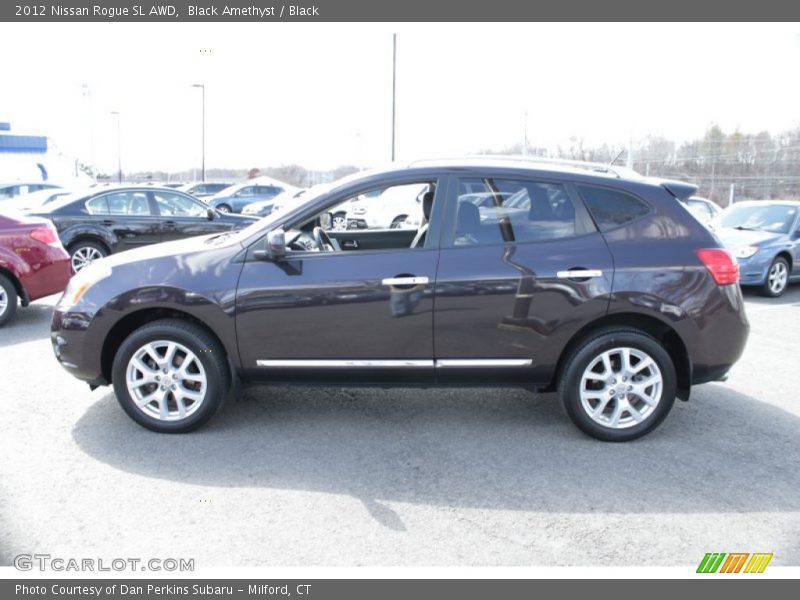 Black Amethyst / Black 2012 Nissan Rogue SL AWD