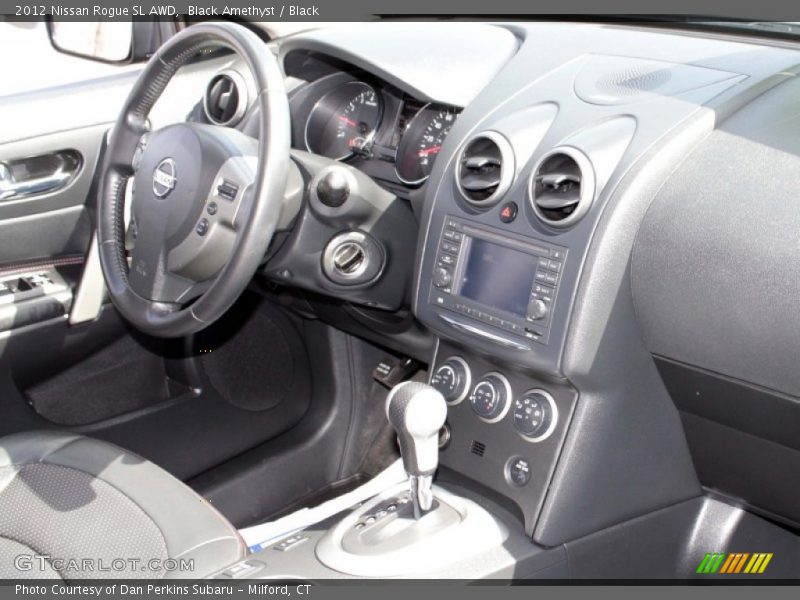 Black Amethyst / Black 2012 Nissan Rogue SL AWD