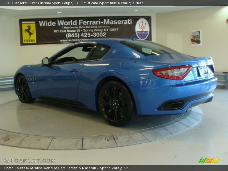 Blu Sofisticato (Sport Blue Metallic) / Nero 2013 Maserati GranTurismo Sport Coupe