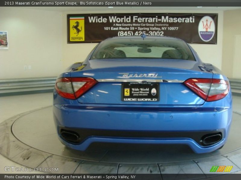 Blu Sofisticato (Sport Blue Metallic) / Nero 2013 Maserati GranTurismo Sport Coupe