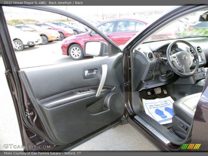 Black Amethyst / Black 2012 Nissan Rogue SL AWD