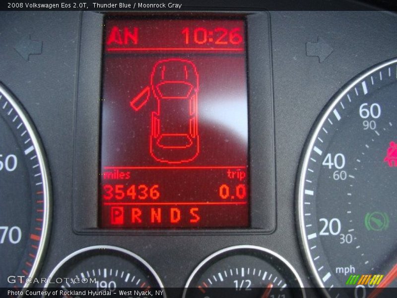 Thunder Blue / Moonrock Gray 2008 Volkswagen Eos 2.0T