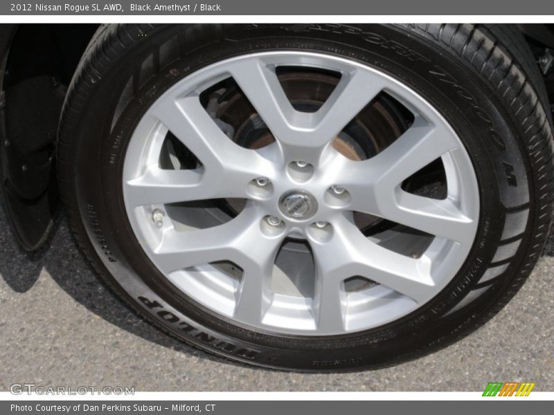 Black Amethyst / Black 2012 Nissan Rogue SL AWD