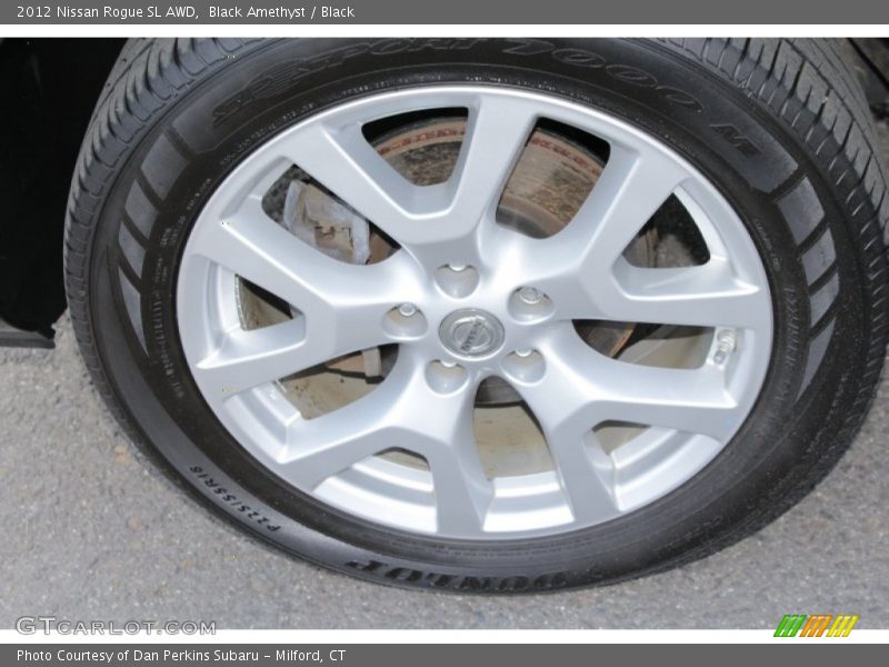 Black Amethyst / Black 2012 Nissan Rogue SL AWD
