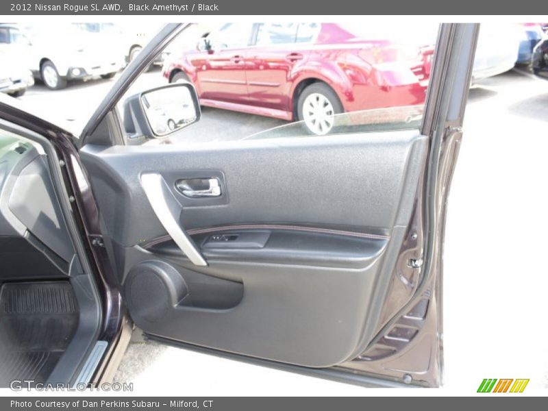 Black Amethyst / Black 2012 Nissan Rogue SL AWD